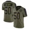 Men's Nate Gerry Washington Commanders 2021 Salute To Service Jersey - Limited Olive