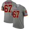 Men's Nick Allegretti Washington Commanders Inverted Jersey - Legend Gray Big & Tall