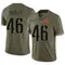 Men's Nico Marley Washington Commanders 2022 Salute To Service Jersey - Limited Olive