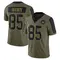 Men's Noah Brown Washington Commanders 2021 Salute To Service Jersey - Limited Olive