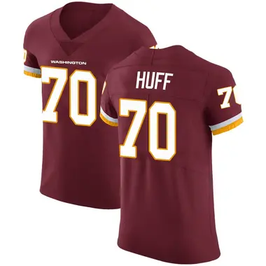 Men's Sam Huff Washington Commanders Burgundy Team Color Vapor Untouchable Jersey - Elite