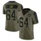 Men's Sheldon Day Washington Commanders 2021 Salute To Service Jersey - Limited Olive