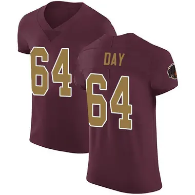 Men's Sheldon Day Washington Commanders Burgundy Alternate Vapor Untouchable Jersey - Elite