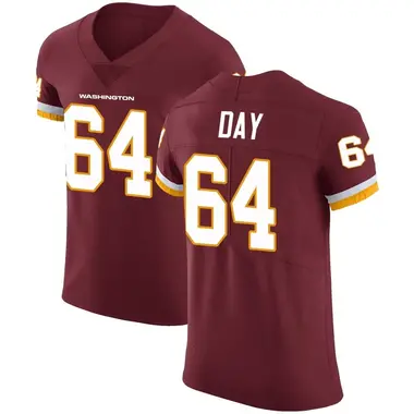 Men's Sheldon Day Washington Commanders Burgundy Team Color Vapor Untouchable Jersey - Elite