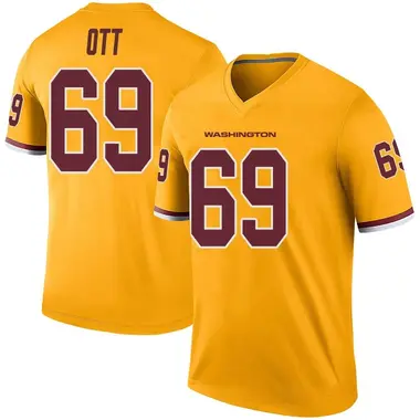 Men's Tyler Ott Washington Commanders Color Rush Jersey - Legend Gold Big & Tall