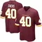 Men's Tyler Owens Washington Commanders Burgundy Team Color Jersey - Game