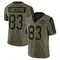 Men's Tyree Jackson Washington Commanders 2021 Salute To Service Jersey - Limited Olive