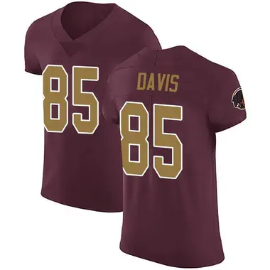 Men's Vernon Davis Washington Commanders Burgundy Alternate Vapor Untouchable Jersey - Elite