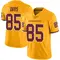 Men's Vernon Davis Washington Commanders Color Rush Jersey - Limited Gold