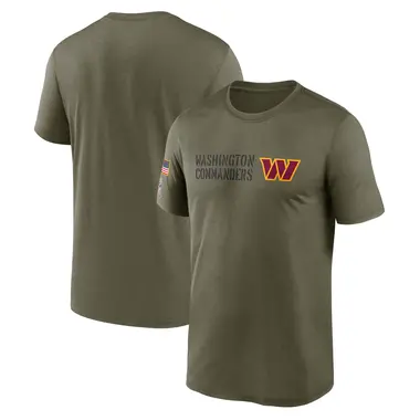 Men's Washington Commanders 2022 Salute to Service Team T-Shirt - Legend Olive