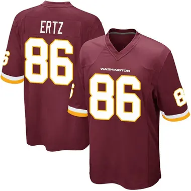 Men's Zach Ertz Washington Commanders Burgundy Team Color Jersey - Game