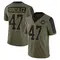 Men's Zane Gonzalez Washington Commanders 2021 Salute To Service Jersey - Limited Olive