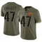 Men's Zane Gonzalez Washington Commanders 2022 Salute To Service Jersey - Limited Olive