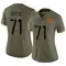 Women's Andrew Wylie Washington Commanders 2022 Salute To Service Jersey - Limited Olive