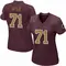 Women's Andrew Wylie Washington Commanders Burgundy Alternate Jersey - Game