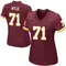 Women's Andrew Wylie Washington Commanders Burgundy Team Color Jersey - Game