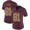 Women's Art Monk Washington Commanders Burgundy Alternate Vapor Untouchable Jersey - Limited