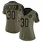 Women's Austin Ekeler Washington Commanders 2021 Salute To Service Jersey - Limited Olive