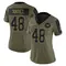 Women's Ben Nikkel Washington Commanders 2021 Salute To Service Jersey - Limited Olive