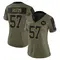 Women's Bunmi Rotimi Washington Commanders 2021 Salute To Service Jersey - Limited Olive