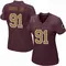 Women's Carl Davis Jr. Washington Commanders Burgundy Alternate Jersey - Game