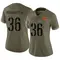 Women's Chris Rodriguez Jr. Washington Commanders 2022 Salute To Service Jersey - Limited Olive