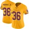 Women's Chris Rodriguez Jr. Washington Commanders Color Rush Jersey - Limited Gold