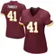 Women's Colson Yankoff Washington Commanders Burgundy Team Color Jersey - Game