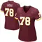 Women's Cornelius Lucas Washington Commanders Burgundy Team Color Jersey - Game