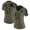 Women's David Mayo Washington Commanders 2021 Salute To Service Jersey - Limited Olive