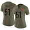 Women's David Mayo Washington Commanders 2022 Salute To Service Jersey - Limited Olive