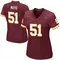 Women's David Mayo Washington Commanders Burgundy Team Color Jersey - Game