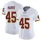 Women's De'Jon Harris Washington Commanders Vapor Untouchable Jersey - Limited White