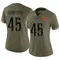 Women's Dominique Hampton Washington Commanders 2022 Salute To Service Jersey - Limited Olive