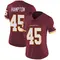 Women's Dominique Hampton Washington Commanders Burgundy Team Color Vapor Untouchable Jersey - Limited