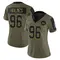 Women's Jalyn Holmes Washington Commanders 2021 Salute To Service Jersey - Limited Olive