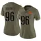 Women's Jalyn Holmes Washington Commanders 2022 Salute To Service Jersey - Limited Olive