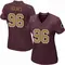 Women's Jalyn Holmes Washington Commanders Burgundy Alternate Jersey - Game