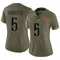 Women's Jayden Daniels Washington Commanders 2022 Salute To Service Jersey - Limited Olive