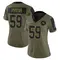 Women's Joshua Pryor Washington Commanders 2021 Salute To Service Jersey - Limited Olive