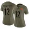 Women's Luke McCaffrey Washington Commanders 2022 Salute To Service Jersey - Limited Olive