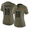 Women's Marcus Mariota Washington Commanders 2022 Salute To Service Jersey - Limited Olive