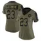 Women's Marshon Lattimore Washington Commanders 2021 Salute To Service Jersey - Limited Olive