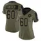 Women's Michael Deiter Washington Commanders 2021 Salute To Service Jersey - Limited Olive