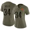 Women's Michael Wiley Washington Commanders 2022 Salute To Service Jersey - Limited Olive