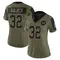 Women's Mykal Walker Washington Commanders 2021 Salute To Service Jersey - Limited Olive