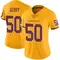 Women's Nate Gerry Washington Commanders Color Rush Jersey - Limited Gold