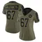 Women's Nick Allegretti Washington Commanders 2021 Salute To Service Jersey - Limited Olive