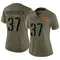 Women's Nick Whiteside II Washington Commanders 2022 Salute To Service Jersey - Limited Olive