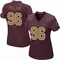 Women's Norell Pollard Washington Commanders Burgundy Alternate Jersey - Game